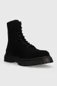 Замшеві черевики Tommy Jeans TJM CASUAL BOOT SUEDE чорний