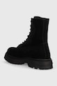 Încălțăminte Tommy Jeans cizme din piele intoarsa TJM CASUAL BOOT SUEDE EM0EM01336 negru