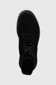crna Čizme od brušene kože Tommy Jeans TJM CASUAL BOOT SUEDE