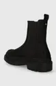 Karl Lagerfeld magasszárú cipő velúrból OUTLAND Szár: textil,  szarvasbőr Belseje: természetes bőr Talp: szintetikus anyag