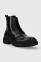 Karl Lagerfeld bocanci de piele OUTLAND KL11260.000 negru AW23