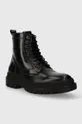Δερμάτινες μπότες πεζοπορίας Karl Lagerfeld OUTLAND μαύρο
