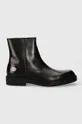 μαύρο Δερμάτινα παπούτσια Karl Lagerfeld KRAFTMAN Ανδρικά
