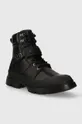 Δερμάτινες μπότες πεζοπορίας Karl Lagerfeld TREKKA MENS KC μαύρο