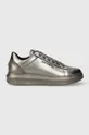 argento Karl Lagerfeld sneakers in pelle KAPRI MENS KC Uomo