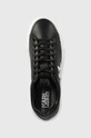 Karl Lagerfeld bőr sportcipő MAXI KUP fekete KL52215.00W