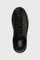 μαύρο Δερμάτινα αθλητικά παπούτσια Karl Lagerfeld MAXI KUP