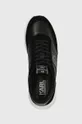 μαύρο Δερμάτινα αθλητικά παπούτσια Karl Lagerfeld SERGER KC