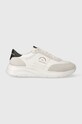 Karl Lagerfeld sneakersy skórzane SERGER KC skóra zamszowa biały KL53638.011