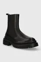Δερμάτινα παπούτσια Karl Lagerfeld Jeans BROOKE μαύρο