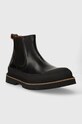 Birkenstock ghete chelsea de piele Prescott 1025206 negru AW23