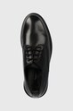Kožené poltopánky Pepe Jeans TRUCKER SHOE M čierna PMS10320