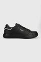 Шкіряні кросівки Pepe Jeans EATON BASIC низька чорний PMS30981