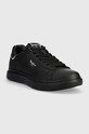 Pepe Jeans sneakersy skórzane EATON BASIC PMS30981 czarny AW23