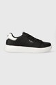 Kožené sneakers boty Pepe Jeans EATON BASIC nízký černá PMS30981