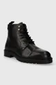 Usnjeni čevlji Pepe Jeans LOGAN BOOT črna