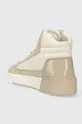Calvin Klein sneakersy skórzane HIGH TOP LACE UP INV STITCH Cholewka: Skóra naturalna, Wnętrze: Materiał tekstylny, Skóra naturalna, Podeszwa: Materiał syntetyczny