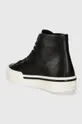 Δερμάτινα ελαφριά παπούτσια Calvin Klein HIGH TOP LACE UP Πάνω μέρος: Φυσικό δέρμα Εσωτερικό: Υφαντικό υλικό Σόλα: Συνθετικό ύφασμα