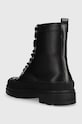 Obuwie Calvin Klein buty skórzane LACE UP BOOT HIGH HM0HM01213 czarny
