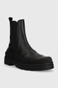 Calvin Klein sztyblety skórzane CHELSEA HM0HM01215 czarny AW23