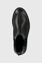 Kožené boty Calvin Klein CHELSEA BOOT černá HM0HM01229