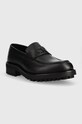 Kožené mokasíny Calvin Klein MOCCASIN W/ BOLD LOGO HM0HM01245 černá AW23
