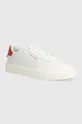 λευκό Δερμάτινα αθλητικά παπούτσια Calvin Klein LOW TOP LACE UP BSKT Ανδρικά