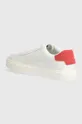 Δερμάτινα αθλητικά παπούτσια Calvin Klein LOW TOP LACE UP BSKT Πάνω μέρος: Φυσικό δέρμα Εσωτερικό: Υφαντικό υλικό Σόλα: Συνθετικό ύφασμα