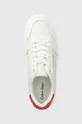 белый Кожаные кроссовки Calvin Klein LOW TOP LACE UP BSKT