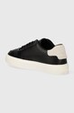 Obuwie Calvin Klein sneakersy skórzane LOW TOP LACE UP BSKT HM0HM01254 czarny