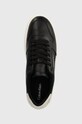 Calvin Klein sneakersy skórzane LOW TOP LACE UP BSKT czarny HM0HM01254