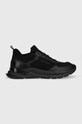 Calvin Klein sneakersy LOW TOP LACE UP KNIT syntetyczny czarny HM0HM01266