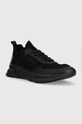 Calvin Klein sneakersy LOW TOP LACE UP KNIT HM0HM01266 czarny AW23