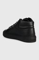 Παπούτσια Δερμάτινα αθλητικά παπούτσια Calvin Klein HIGH TOP LACE UP W/ZIP RUBB HM0HM01269 μαύρο