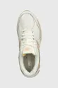 white New Balance leather sneakers 2002