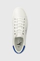 Calvin Klein Jeans sneakersy skórzane CLASSIC CUPSOLE LACEUP LOW LTH biały YM0YM00491