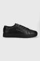 μαύρο Δερμάτινα αθλητικά παπούτσια Calvin Klein Jeans CLASSIC CUPSOLE LACEUP LOW LTH Ανδρικά