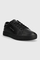 Calvin Klein Jeans sneakersy skórzane CLASSIC CUPSOLE LACEUP LOW LTH YM0YM00491 czarny SS24