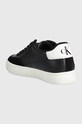 Взуття Шкіряні кросівки Calvin Klein Jeans CLASSIC CUPSOLE LACEUP MIX LTH YM0YM00713 чорний