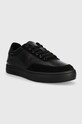 Шкіряні кросівки Calvin Klein Jeans CLASSIC CUPSOLE LACEUP MIX LTH YM0YM00713 чорний AW23
