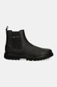 Kožené topánky chelsea Calvin Klein Jeans EVA MID CHELSEA BOOT LTH YM0YM00750 čierna AW24