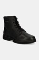 Calvin Klein Jeans buty wysokie EVA MID LACEUP BOOT LTH skóra licowa czarny YM0YM00751