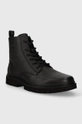 Visoke cipele Calvin Klein Jeans EVA MID LACEUP BOOT LTH crna