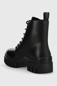 Взуття Шкіряні черевики Calvin Klein Jeans TRANSP COMBAT MID LACEUP LTH YM0YM00755 чорний