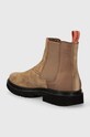Взуття Замшеві черевики Calvin Klein Jeans EVA MID CHELSEA BOOT SUEDE YM0YM00764 коричневий
