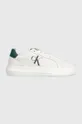 λευκό Δερμάτινα αθλητικά παπούτσια Calvin Klein Jeans CHUNKY CUPSOLE LACEUP LTH MIX Ανδρικά