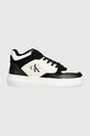 Calvin Klein Jeans sneakersy CHUNKY MID CUPSOLE COUI LTH MIX syntetyczny czarny YM0YM00779