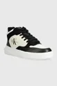 Calvin Klein Jeans sneakersy CHUNKY MID CUPSOLE COUI LTH MIX czarny