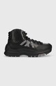 Superge Calvin Klein Jeans HIKING LACE UP BOOT LTH Zrnato usnje črna YM0YM00805