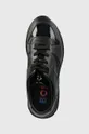 μαύρο Δερμάτινα αθλητικά παπούτσια BOSS Zac